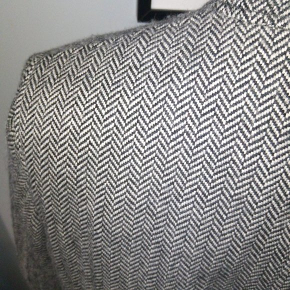 Lauren Ralph Lauren Wool Alpaca Herringbone Jacket Sz 14 - Picture 4 of 15